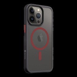 Husa Tactical MagForce Hyperstealth 2.0 pentru iPhone 13 Pro, Negru/Roșu