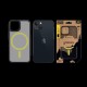 Husa Tactical MagForce Hyperstealth 2.0 pentru iPhone 13 mini, Negru/Galben (Bakr, 57983121090) by www.silkase.ro