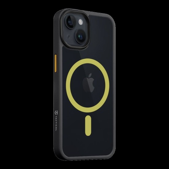 Husa Tactical MagForce Hyperstealth 2.0 pentru iPhone 14, Negru/Galben (Bakr, 57983121092) by www.silkase.ro