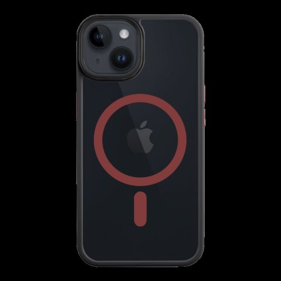 Husa Tactical MagForce Hyperstealth 2.0 pentru iPhone 14, Negru/Roșu Husa Tactical MagForce Hyperstealth 2.0 pentru iPhone 14, Negru/Roșu (Bakr, 57983121093) by www.silkase.ro