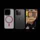 Husa Tactical MagForce Hyperstealth 2.0 pentru Apple iPhone 14 Pro Max, Black/Red (Bakr, 57983121097) by www.silkase.ro