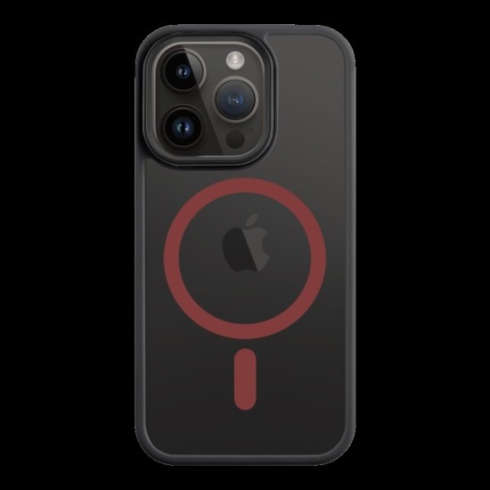 Husa Tactical MagForce Hyperstealth 2.0 pentru Apple iPhone 14 Pro Max, Black/Red (Bakr, 57983121097) by www.silkase.ro