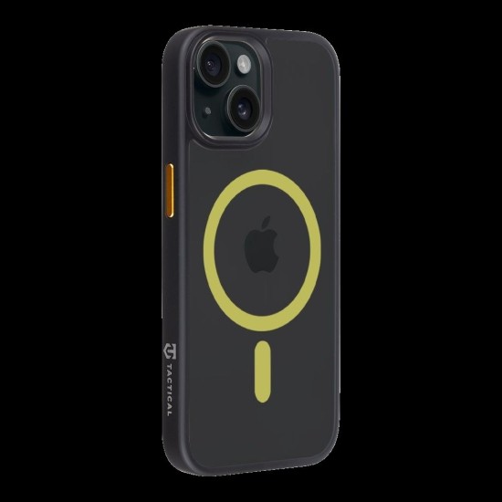 Husa Tactical MagForce Hyperstealth 2.0 pentru iPhone 15, Negru/Galben (Bakr, 57983121098) by www.silkase.ro