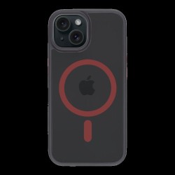 Husa Tactical MagForce Hyperstealth 2.0 pentru iPhone 15, Negru/Roșu