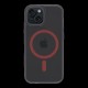 Husa Tactical MagForce Hyperstealth 2.0 pentru iPhone 15, Negru/Roșu (Bakr, 57983121099) by www.silkase.ro