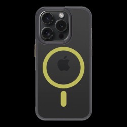 Husa Tactical MagForce Hyperstealth 2.0 pentru iPhone 15 Pro, Negru/Galben