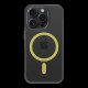 Husa Tactical MagForce Hyperstealth 2.0 pentru iPhone 15 Pro, Negru/Galben (Bakr, 57983121100) by www.silkase.ro