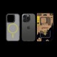 Husa Tactical MagForce Hyperstealth 2.0 pentru iPhone 15 Pro, Negru/Galben (Bakr, 57983121100) by www.silkase.ro