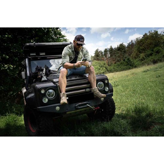 Husa Tactical MagForce Hyperstealth 2.0 pentru iPhone 15 Pro, Negru/Galben (Bakr, 57983121100) by www.silkase.ro