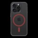 Husa Tactical MagForce Hyperstealth 2.0 pentru iPhone 15 Pro, Negru/Roșu (Bakr, 57983121101) by www.silkase.ro