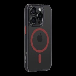 Husa Tactical MagForce Hyperstealth 2.0 pentru iPhone 15 Pro, Negru/Roșu