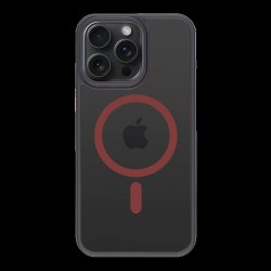 Husa Tactical MagForce Hyperstealth 2.0 pentru iPhone 15 Pro Max, Negru/Roșu