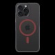 Husa Tactical MagForce Hyperstealth 2.0 pentru iPhone 15 Pro Max, Negru/Roșu (Bakr, 57983121103) by www.silkase.ro