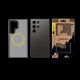 Husa Tactical MagForce Hyperstealth 2.0 pentru Samsung Galaxy S24 Ultra, Negru/Galben (Bakr, 57983121106) by www.silkase.ro