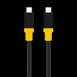 Cablu Tactical BlackBird USB4 (Thunderbolt), 1m, Negru/Galben