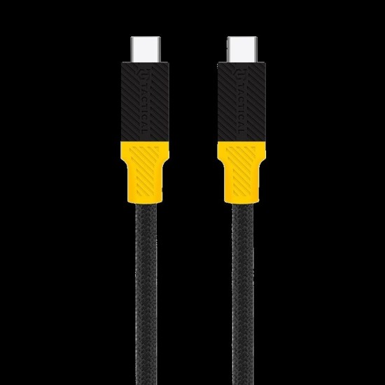 Cablu Tactical BlackBird USB4 (Thunderbolt), 1m, Negru/Galben Cablu Tactical BlackBird USB4 (Thunderbolt), 1m, Negru/Galben (Bakr, 57983121230) by www.silkase.ro