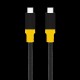 Cablu Tactical BlackBird USB4 (Thunderbolt), 1m, Negru/Galben Cablu Tactical BlackBird USB4 (Thunderbolt), 1m, Negru/Galben (Bakr, 57983121230) by www.silkase.ro