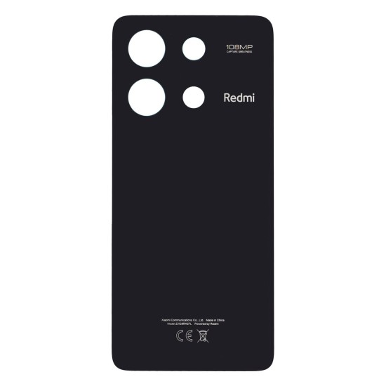 Capac Spate Xiaomi Redmi Note 13 4G, Carcasa Spate, Negru (Piese Schimb, 57983121249) by www.silkase.ro