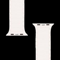 Curea Magnetică Tactical MagBand pentru Apple Watch 42/44/45/49mm, Albă