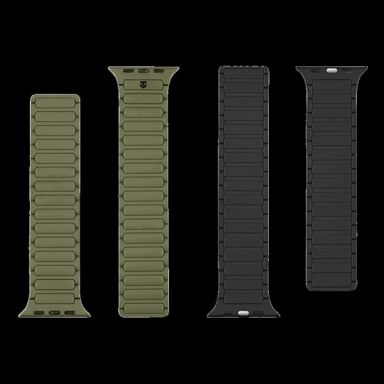 Curea Magnetică Tactical MagBand pentru Apple Watch 42/44/45/49mm, Verde (Forest Green) Curea Magnetică Tactical MagBand pentru Apple Watch 42/44/45/49mm, Verde (Forest Green) (Bakr, 860) by www.silkase.ro