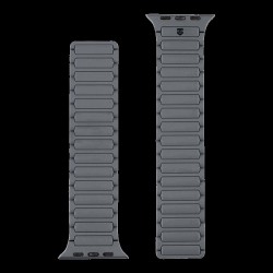 Curea Magnetică Tactical MagBand pentru Apple Watch 42/44/45/49mm, Gri/Portocaliu