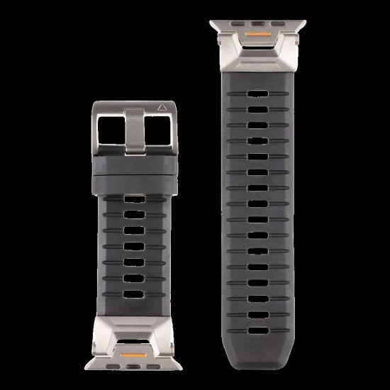 Curea Tactică Tactical Tough Band pentru Apple Watch Ultra, Neagră Curea Tactică Tactical Tough Band pentru Apple Watch Ultra, Neagră (Bakr, 866) by www.silkase.ro