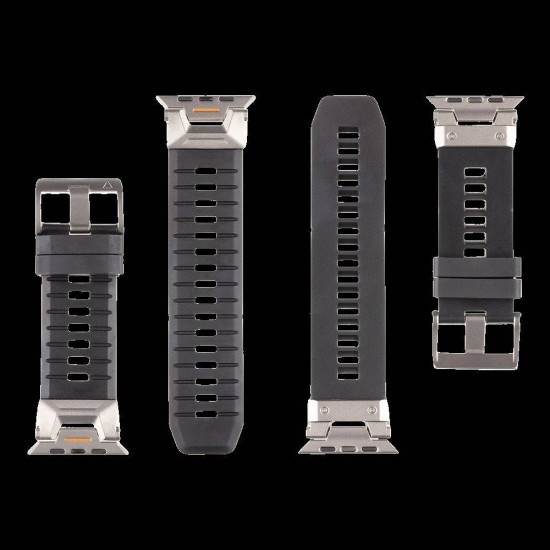 Curea Tactică Tactical Tough Band pentru Apple Watch Ultra, Neagră Curea Tactică Tactical Tough Band pentru Apple Watch Ultra, Neagră (Bakr, 866) by www.silkase.ro