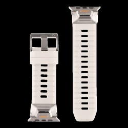 Curea Tactică Tactical Tough Band pentru Apple Watch Ultra, Gri Deschis