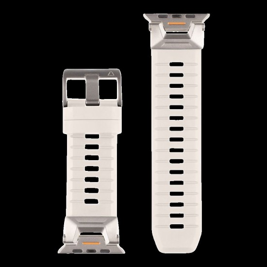 Curea Tactică Tactical Tough Band pentru Apple Watch Ultra, Gri Deschis Curea Tactică Tactical Tough Band pentru Apple Watch Ultra, Gri Deschis (Bakr, 867) by www.silkase.ro