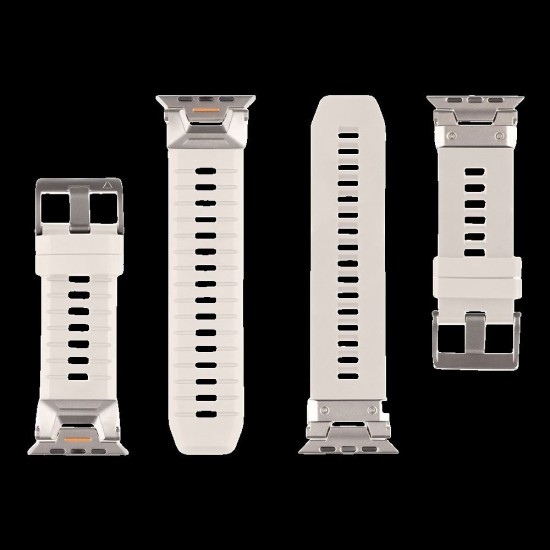 Curea Tactică Tactical Tough Band pentru Apple Watch Ultra, Gri Deschis Curea Tactică Tactical Tough Band pentru Apple Watch Ultra, Gri Deschis (Bakr, 867) by www.silkase.ro