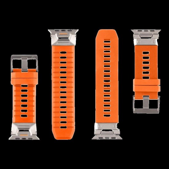 Curea Tactică Tactical Tough Band pentru Apple Watch Ultra, Portocaliu (Safety Orange) Curea Tactică Tactical Tough Band pentru Apple Watch Ultra, Portocaliu (Safety Orange) (Bakr, 868) by www.silkase.ro