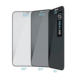 Folie de Sticlă Privacy 5D OBAL:ME pentru Apple iPhone 12 Mini, Neagră Folie de Sticlă Privacy 5D OBAL:ME pentru Apple iPhone 12 Mini, Neagră