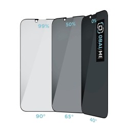 Folie de Protectie OBAL:ME Privacy 5D Glass pentru Apple iPhone 13 Pro Max / 14 Plus, Black