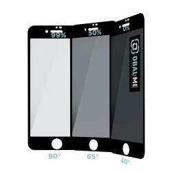 Folie de Sticlă Privacy 5D OBAL:ME pentru Apple iPhone 7 / 8 / SE (2020) / SE (2022), Neagră