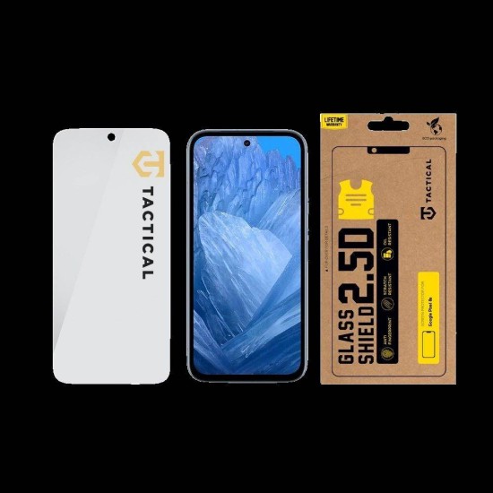 Folie de Sticlă Tactical Glass Shield 2.5D pentru Google Pixel 8a, Transparentă (Bakr, 57983121469) by www.silkase.ro