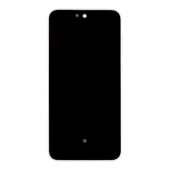 Display LCD cu Touchscreen și Ramă pentru Samsung Galaxy A35 5G (A356B), Albastru - Service Pack Original (Bakr, GH82-34221B) by www.silkase.ro