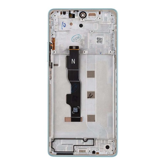 Modul Display LCD cu Touchscreen și Ramă pentru Xiaomi Redmi Note 13 5G, Albastru (Ocean Teal) (Bakr, 57983121537) by www.silkase.ro
