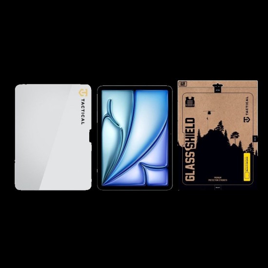 Folie de Sticlă Tactical Glass Shield pentru iPad Air 11 (2024/2025), Transparentă (Bakr, 57983121562) by www.silkase.ro