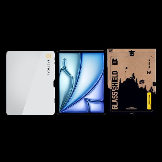 Folie de Sticlă Tactical Glass Shield pentru iPad Air 13 (2024/2025), Transparentă (Bakr, 57983121563) by www.silkase.ro
