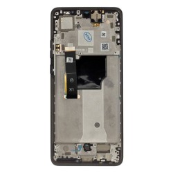 Modul Display LCD cu Touchscreen și Ramă pentru Motorola Edge 40 Neo, Negru (Black Beauty) (Service Pack)
