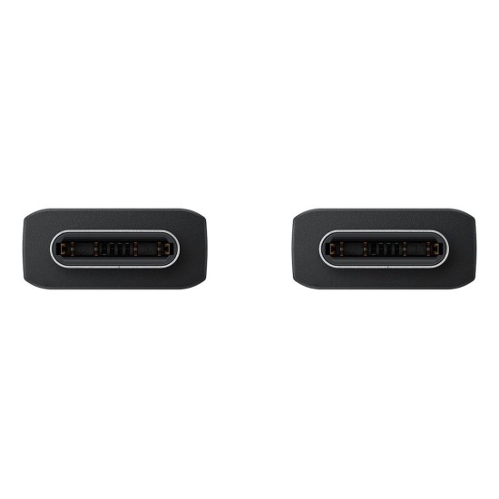 Cablu de Date Original Samsung (EP-DX510JBE) USB-C la USB-C, 5A, 1.8m, Negru (OOB Bulk) (Bakr, GP-TOU021RFFBW) by www.silkase.ro