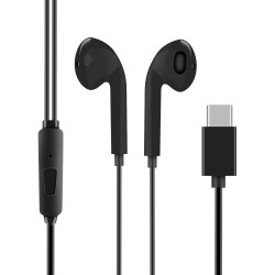 Căști cu Fir OBAL:ME, USB-C, Negre