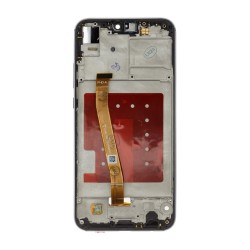 Modul Display LCD cu Touchscreen și Ramă pentru Huawei P20 Lite, Negru (Fără Logo)