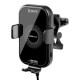 Suport Auto OBAL:ME GravCharger cu Încărcare Wireless 15W, Negru (Bakr, OMWGCH01) by www.silkase.ro