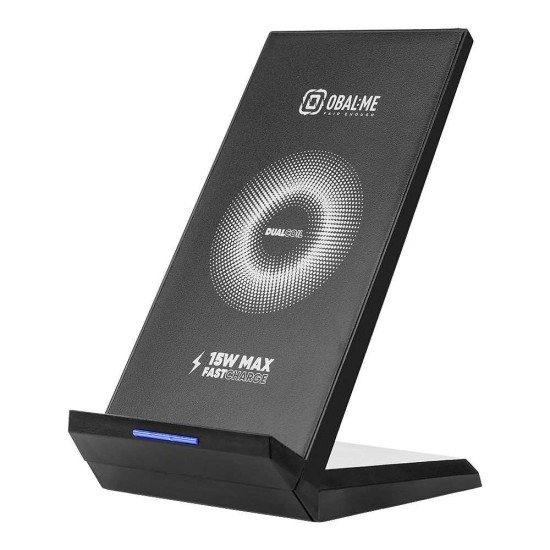 Stand de Încărcare Wireless OBAL:ME StandCharger 15W, Negru Stand de Încărcare Wireless OBAL:ME StandCharger 15W, Negru (Bakr, OMWSCH01) by www.silkase.ro