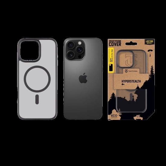Husa Tactical MagForce Hyperstealth pentru iPhone 16 Pro Max, Gri (Asphalt) Husa Tactical MagForce Hyperstealth pentru iPhone 16 Pro Max, Gri (Asphalt) (Bakr, 57983121851) by www.silkase.ro