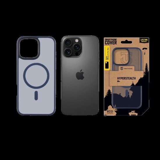 Husa Tactical MagForce Hyperstealth pentru Apple iPhone 16 Pro Max, Deep Blue (Bakr, 57983121852) by www.silkase.ro