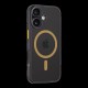 Husă Tactical MagForce Hyperstealth 2.0 pentru Apple iPhone 16, Black/Yellow (Bakr, 57983121864) by www.silkase.ro