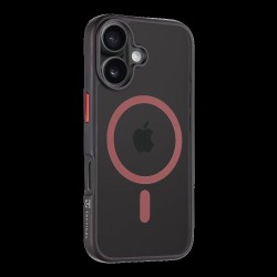 Husă Tactical MagForce Hyperstealth 2.0 pentru Apple iPhone 16, Black/Red Husă Tactical MagForce Hyperstealth 2.0 pentru Apple iPhone 16, Black/Red