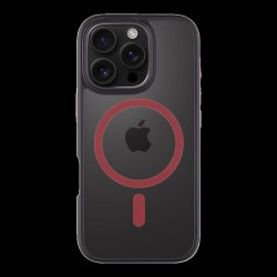 Husa Tactical MagForce Hyperstealth 2.0 pentru iPhone 16 Pro, Negru/Roșu